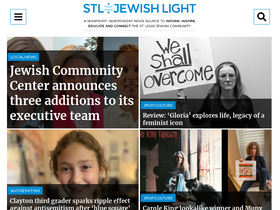 'stljewishlight.org' screenshot