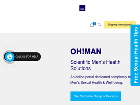 'ohman.in' screenshot