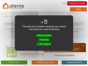 'chauffage-aterno.com' screenshot