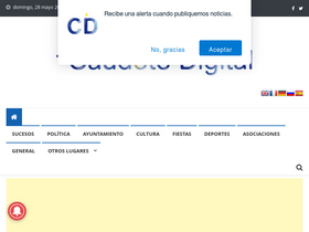 'caudetedigital.com' screenshot