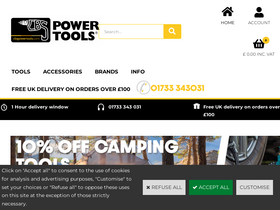 C B S (Power Tools) Ltd homepage screenshot