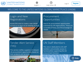'ungm.org' screenshot