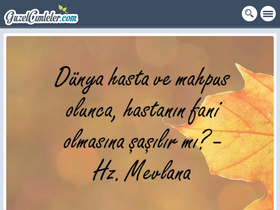 'guzelcumleler.com' screenshot