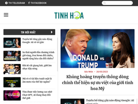 'tinhhoa.net' screenshot