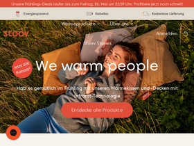 Stoov website screenshot