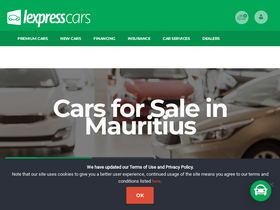 'lexpresscars.mu' screenshot