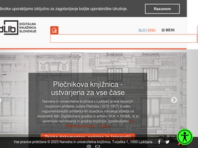'dlib.si' screenshot