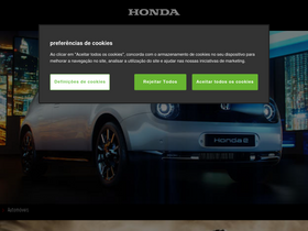 'honda.pt' screenshot