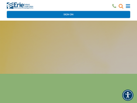 'eriefcu.org' screenshot