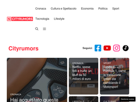 'cityrumors.it' screenshot