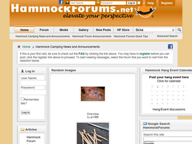 'hammockforums.net' screenshot