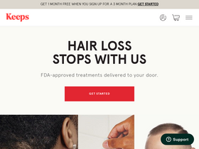 'keeps.com' screenshot