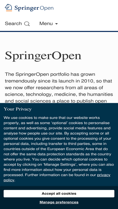 springeropen.com