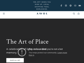 creationsawol.com homepage screenshot