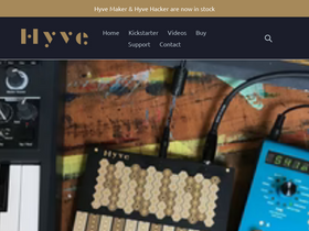hyvesynth.com homepage screenshot