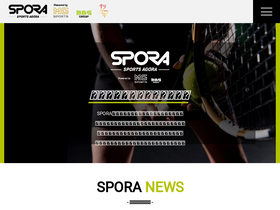 'spora.jp' screenshot