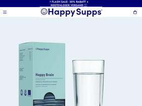happysupplements.co homepage screenshot