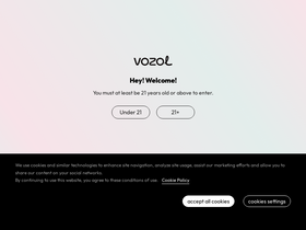 'vozoltech.com' screenshot