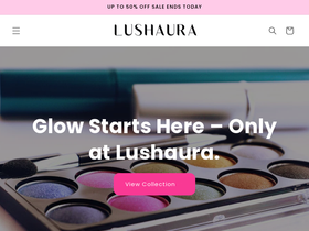 LushAura website screenshot