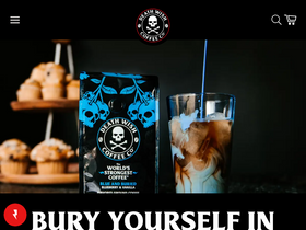 'deathwishcoffee.com' screenshot