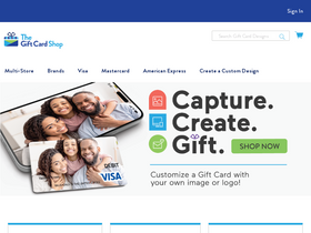 'thegiftcardshop.com' screenshot