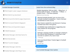 'sortitoutsi.net' screenshot