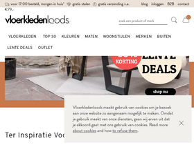 'vloerkledenloods.nl' screenshot