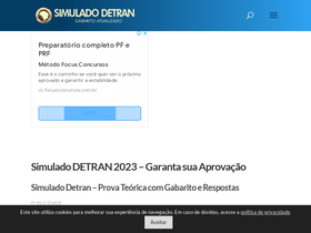'simuladodetranbrasil.com.br' screenshot