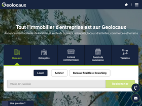 'geolocaux.com' screenshot