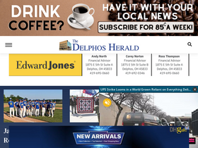 'delphosherald.com' screenshot