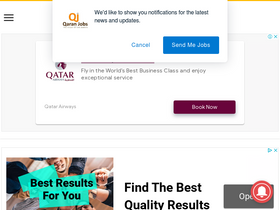 'qaranjobs.com' screenshot