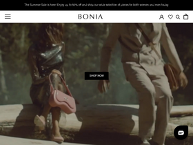 'bonia.com' screenshot