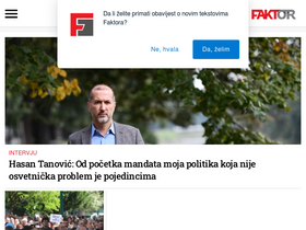 'faktor.ba' screenshot