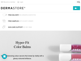 'dermastore.co.za' screenshot