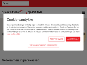 'spardjurs.dk' screenshot