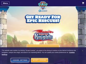 'pawpatrolandfriends.com' screenshot