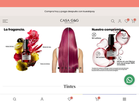 casagyg.com.mx homepage screenshot