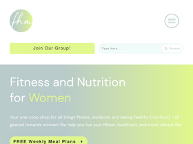 'fithealthymomma.com' screenshot