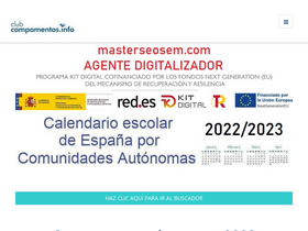 'campamentos.info' screenshot