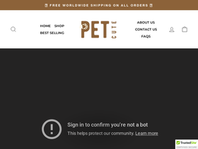 Pet Cute website screenshot