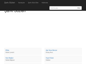 'sarkisozleri.bbs.tr' screenshot