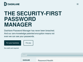 'dashlane.com' screenshot