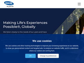 'invacare.com' screenshot