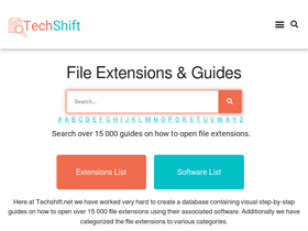 'techshift.net' screenshot