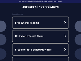 'acessoonlinegratis.com' screenshot