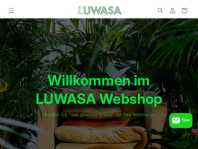 luwasa-shop.ch homepage screenshot