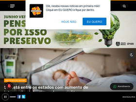 'misturebas.com.br' screenshot