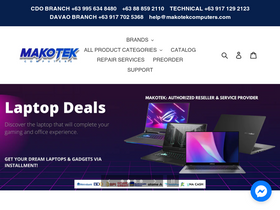 'makotekcomputers.com' screenshot