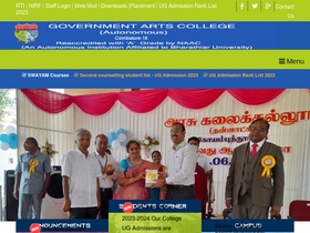 'gacbe.ac.in' screenshot