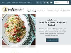 'beyondkimchee.com' screenshot